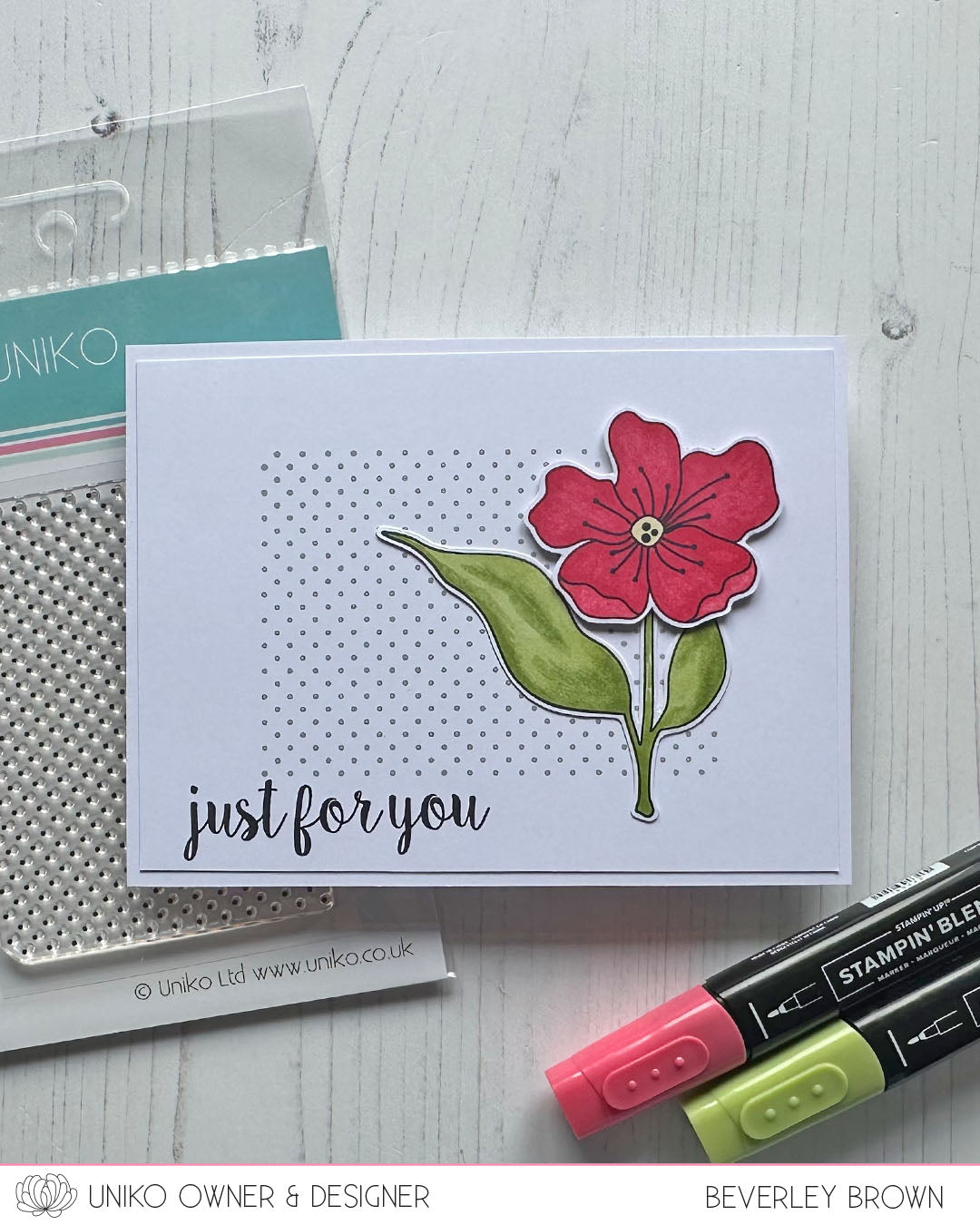 Background Blocks Swiss Dots Clear Stamp