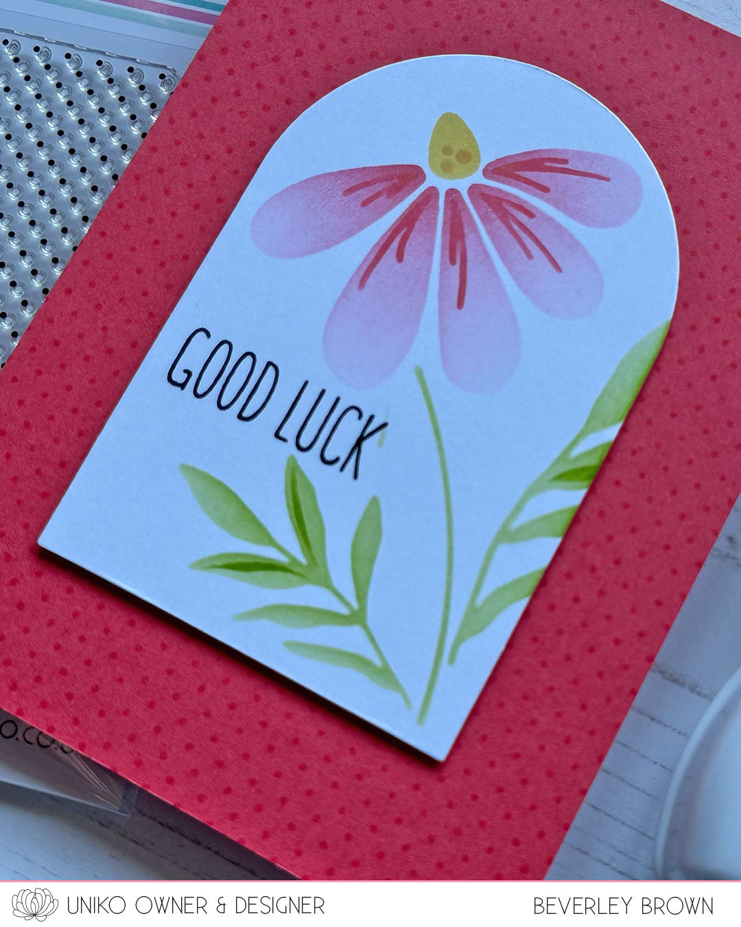 Background Blocks Swiss Dots Clear Stamp