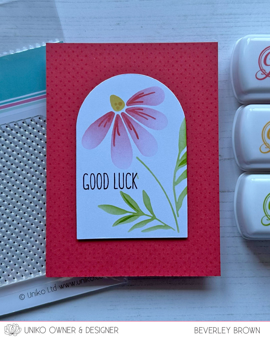 Background Blocks Swiss Dots Clear Stamp