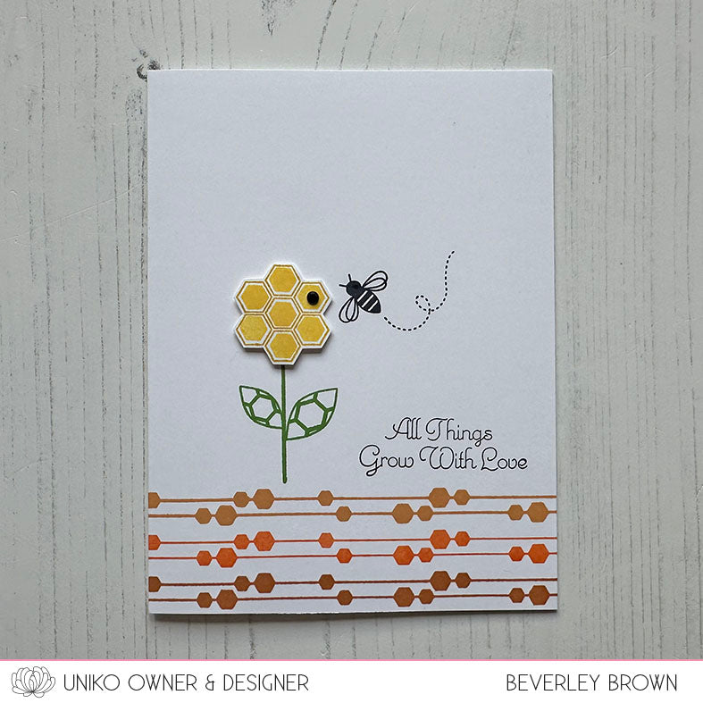 Flower Power #9 Clear Stamp Set