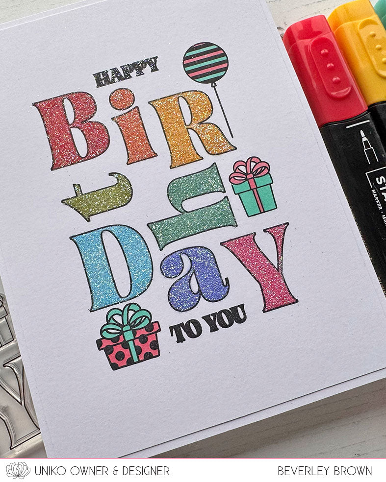 14th Birthday February Release - Introducing... Background Blocks Birthday Scramble