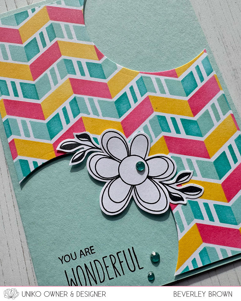 Introducing - Stencil Ink & Flip Chevron Duo