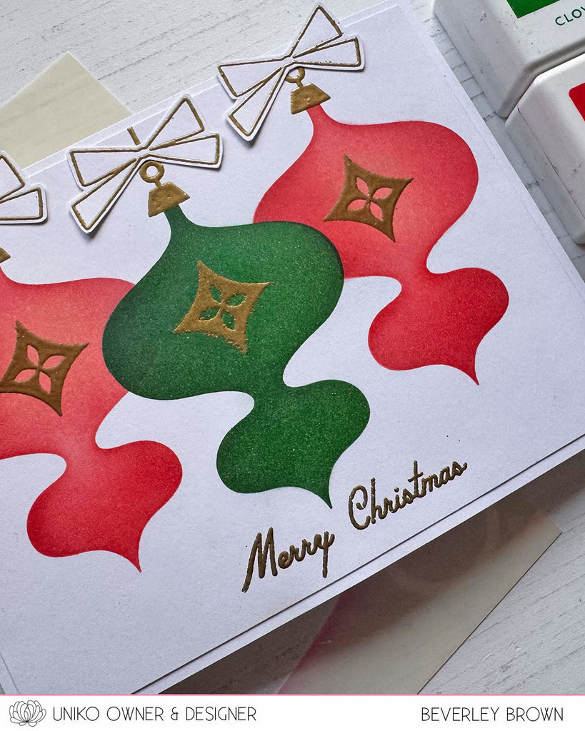 Mid Century Modern Baubles & Introducing MCM Baubles Stencil & Mask Inspiration Week - Day 2