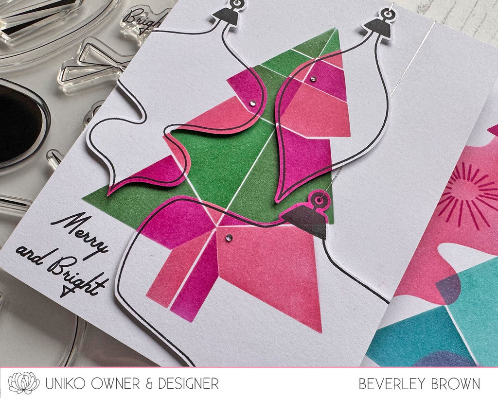 Mid Century Modern Baubles & Introducing MCM Baubles Stencil & Mask Inspiration Week - Day 5