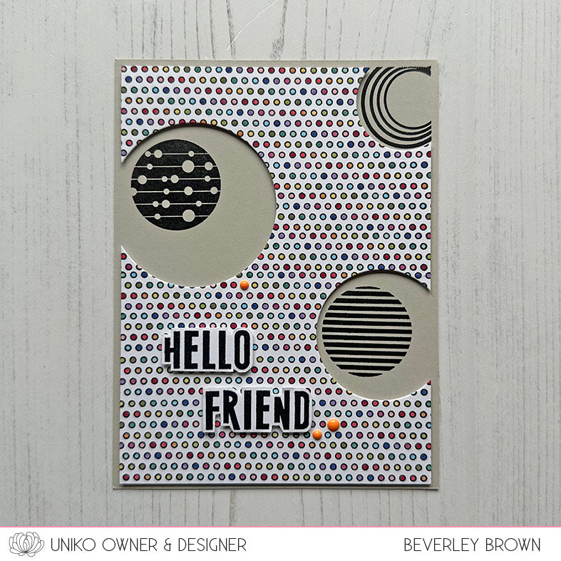 Background Builders: Round In Circles Clear Stamps