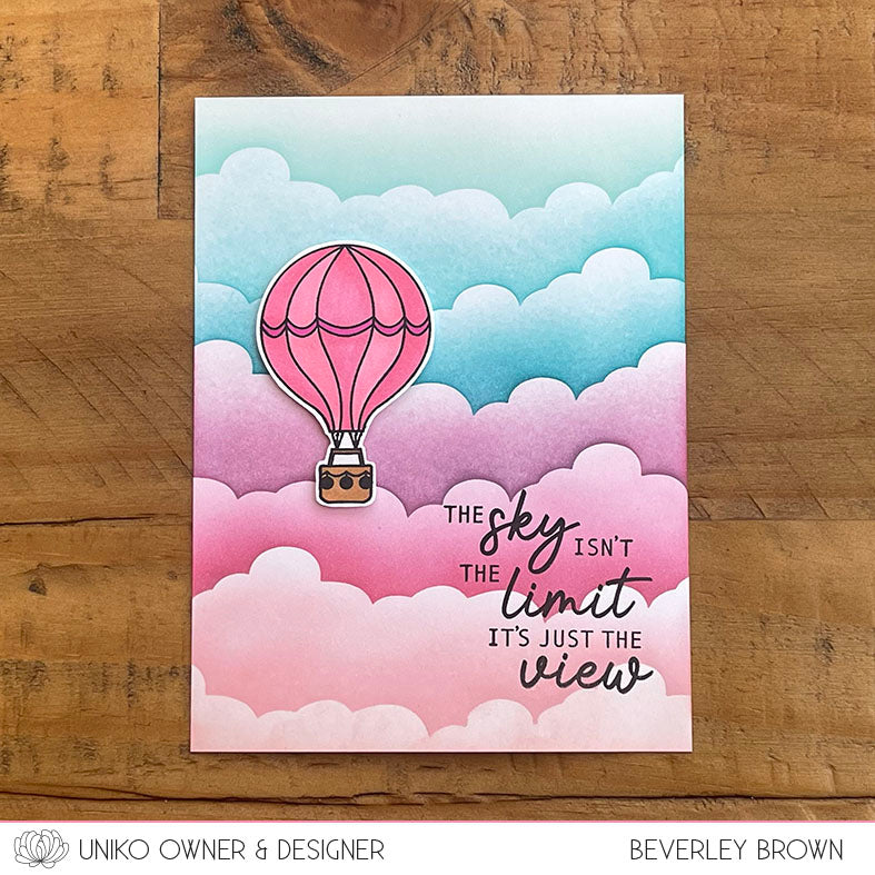 Up & Away Clear Stamp Set