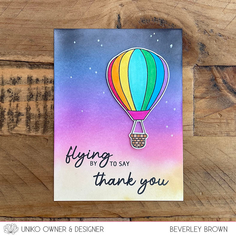 Up & Away Clear Stamp Set