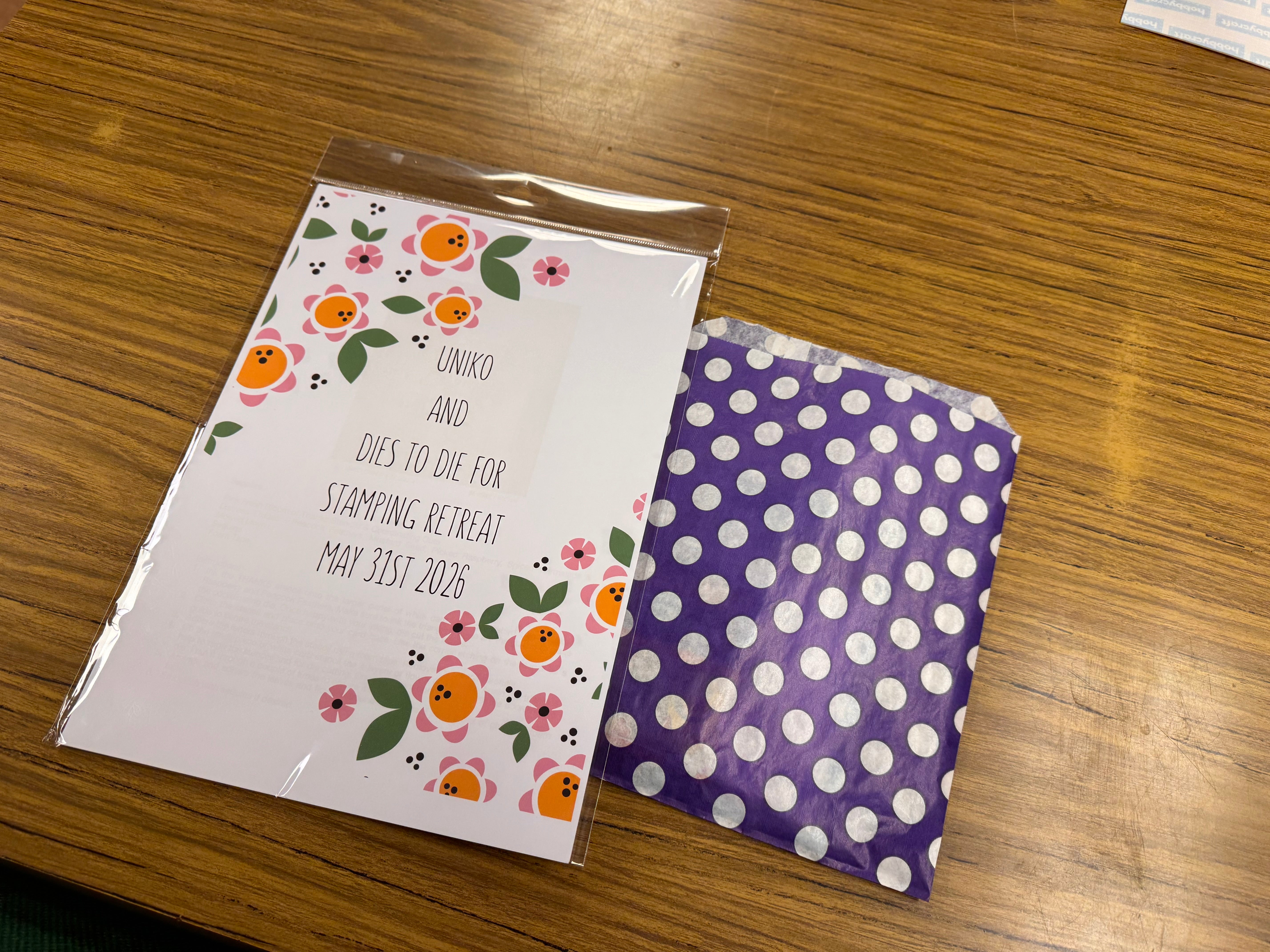 Uniko AND Dies To Die For One Day Stamping Retreat Antrobus Booking