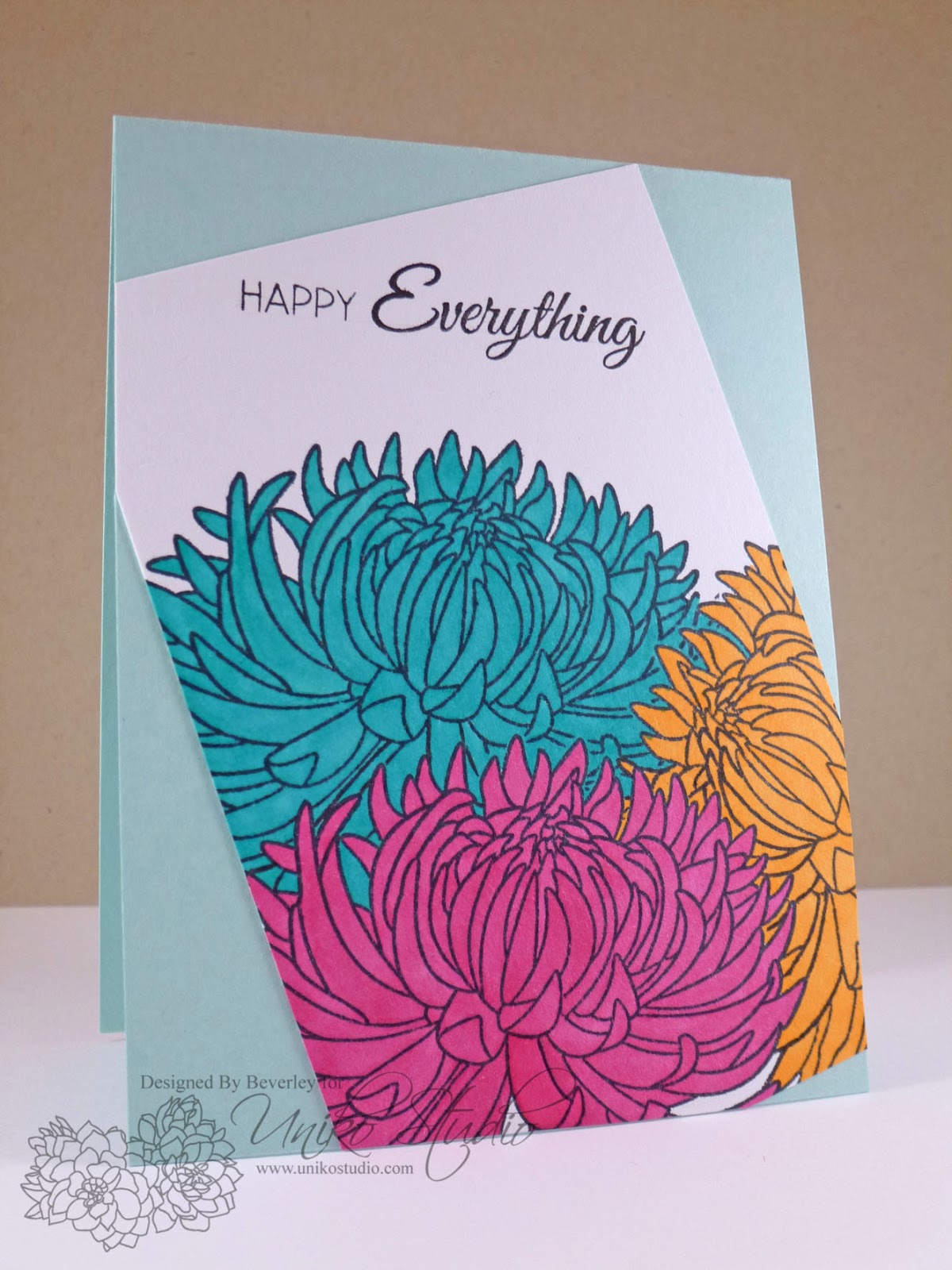 Pure Florals: Chrysanthemum Clear Stamps