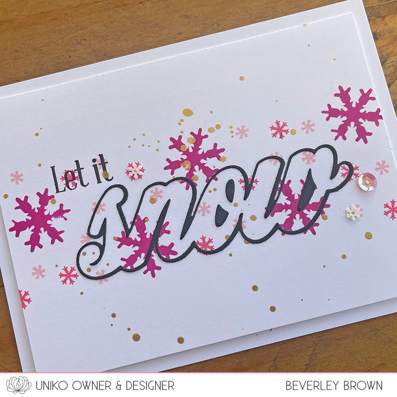 BIG & BOLD - Snow Clear Stamp Set