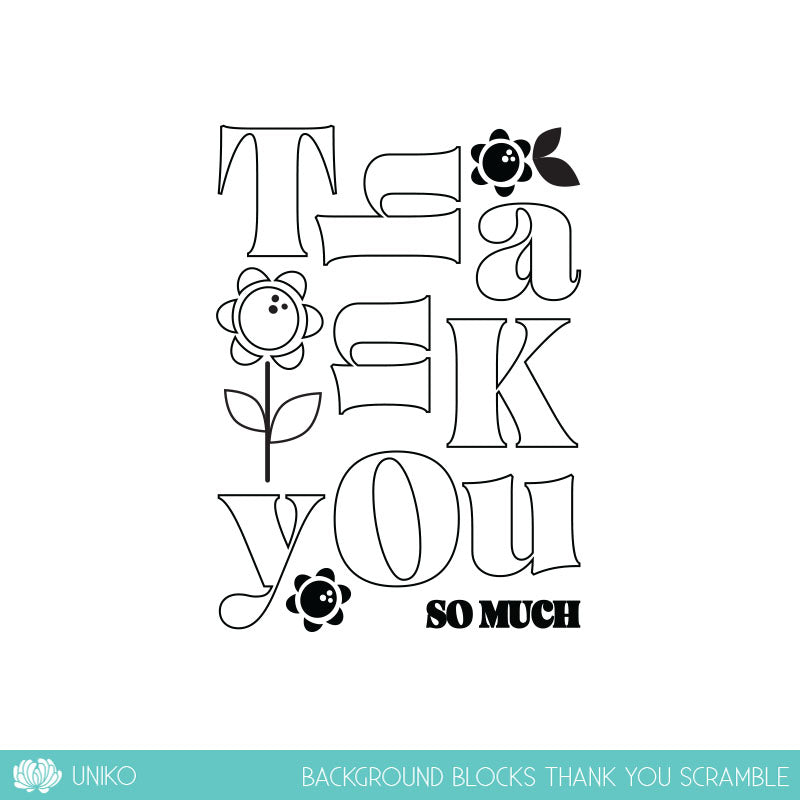 Background Blocks Thank You Scramble