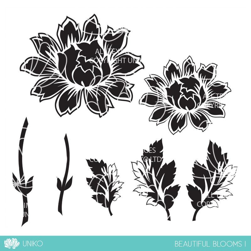 Beautiful Blooms I Clear Stamp Set & Die Bundle