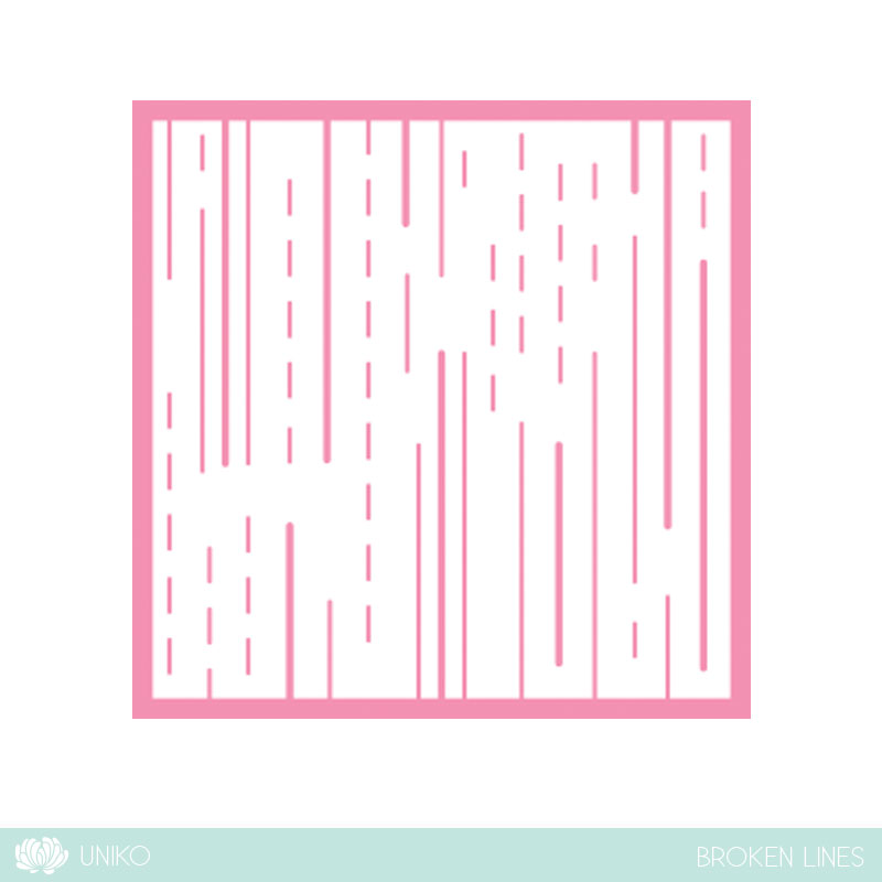 Stencil - Broken Lines – Uniko