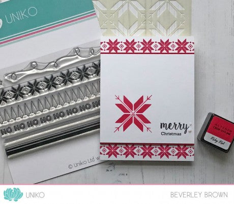 Stencil - Christmas Folk Snowflake