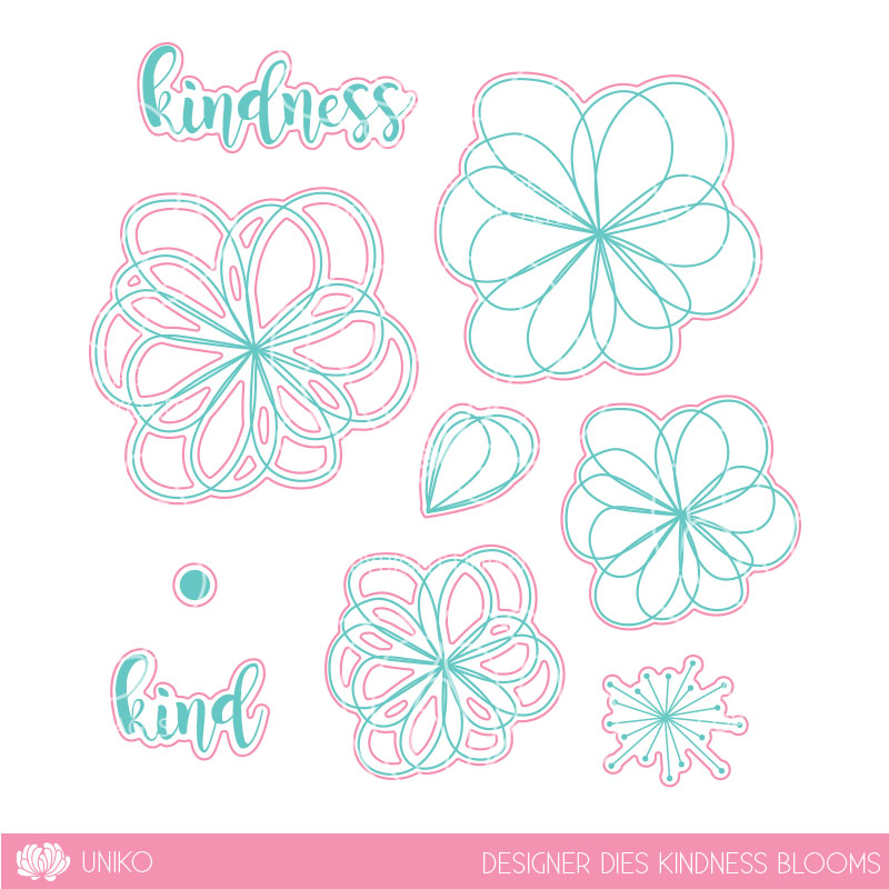 Kindness Blooms Clear Stamp Set & Die Bundle