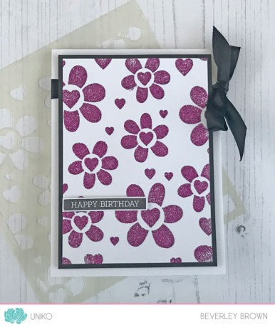 Stencil - Doodle Flower