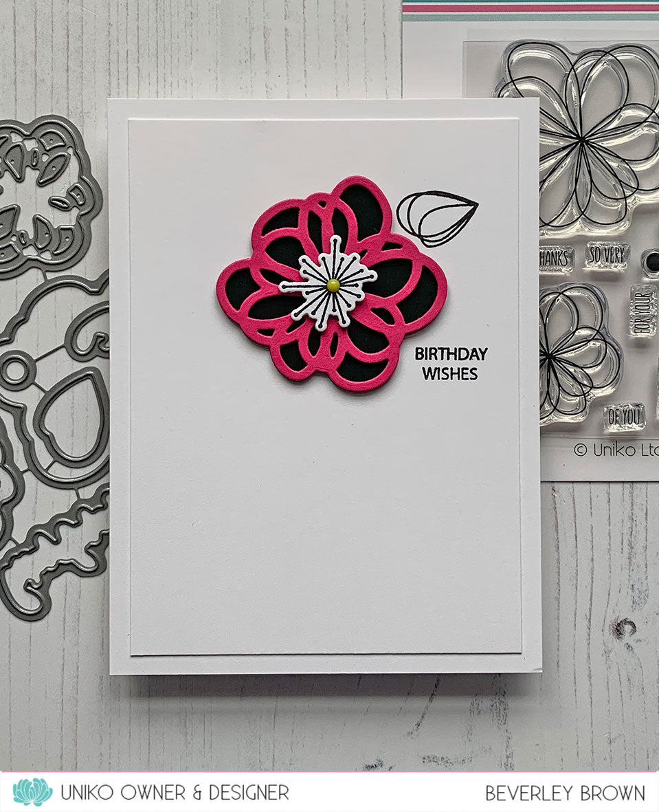 Kindness Blooms Clear Stamp Set & Die Bundle