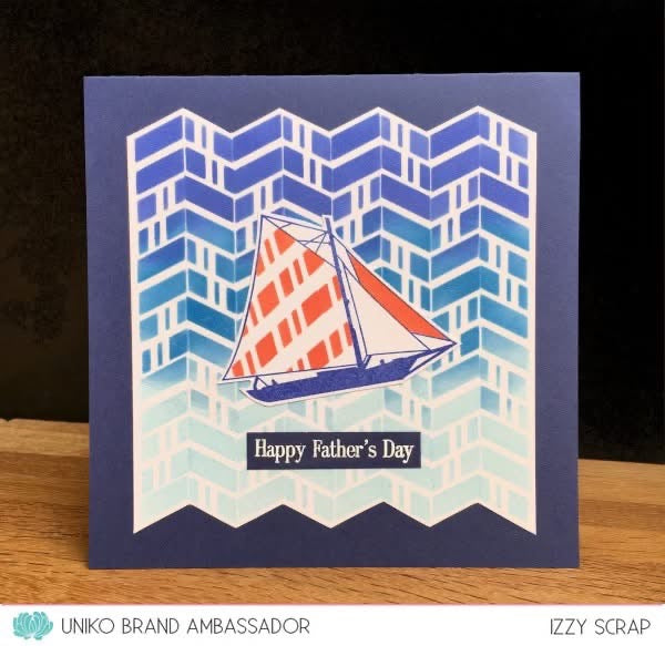 Stencil - Ink & Flip Chevron Duo