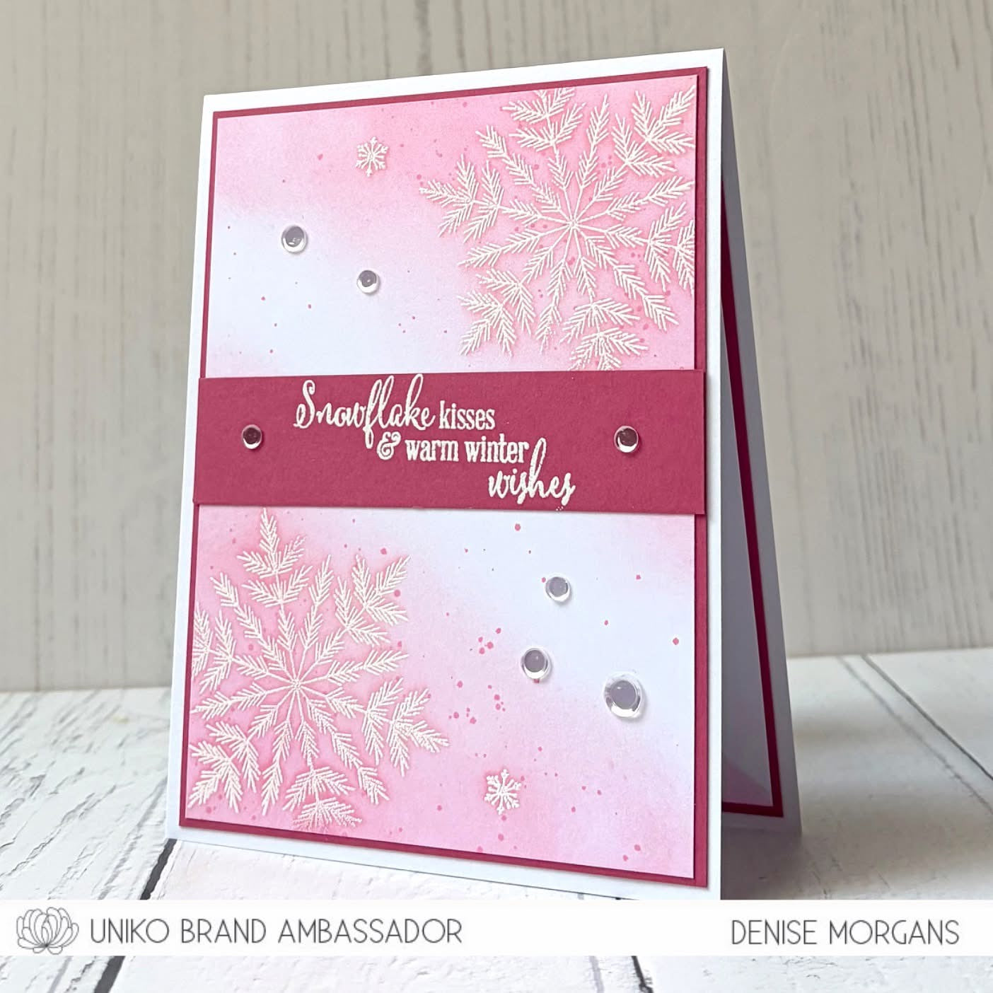Rustic Snowflake Clear Stamp Set