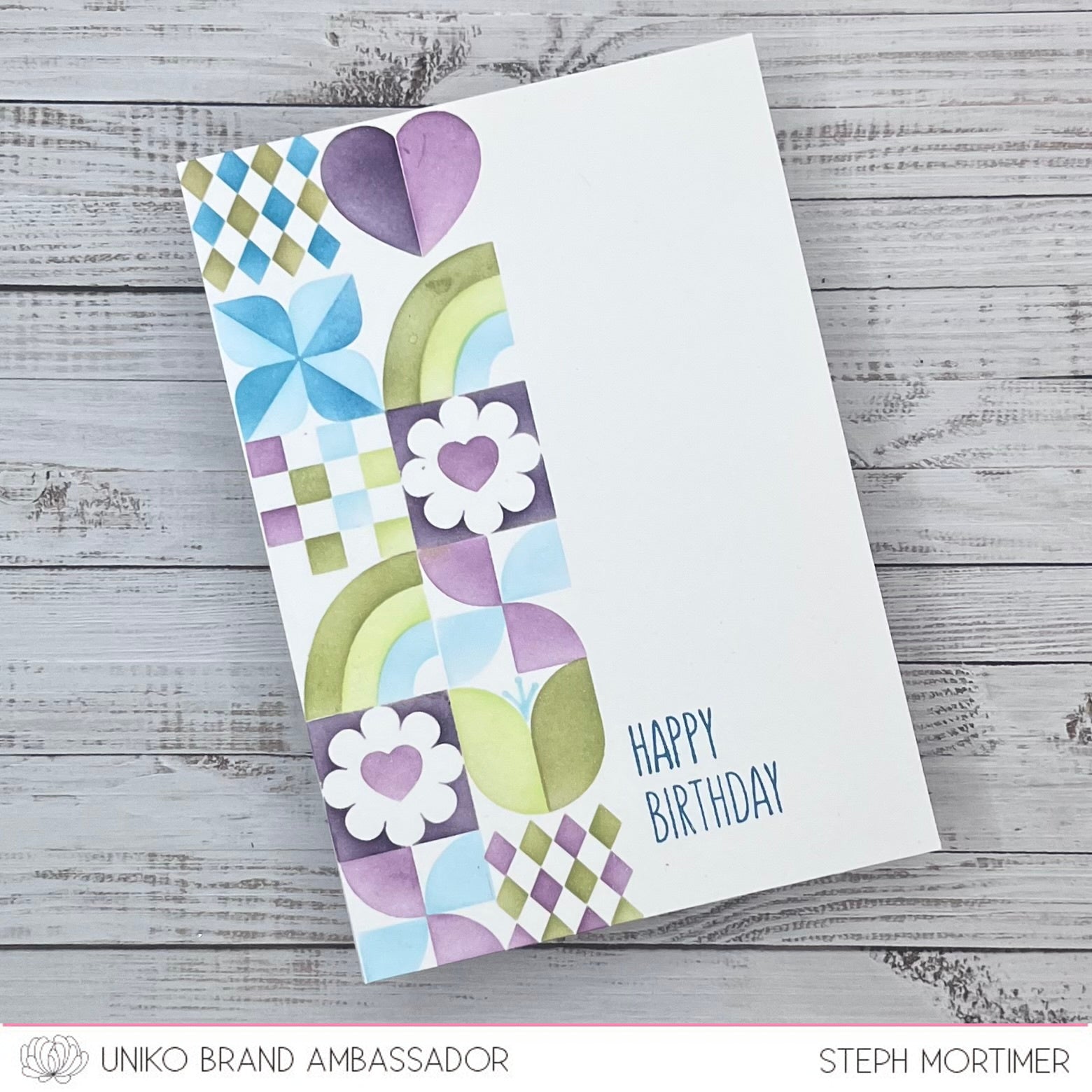 Stencil - Layering Bauhaus Spring Blocks