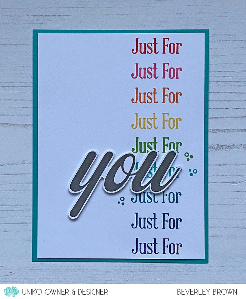 BIG & BOLD - You Clear Stamp Set