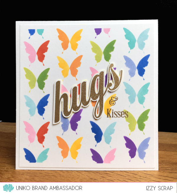 Stencil - Ink & Flip Butterfly Pattern