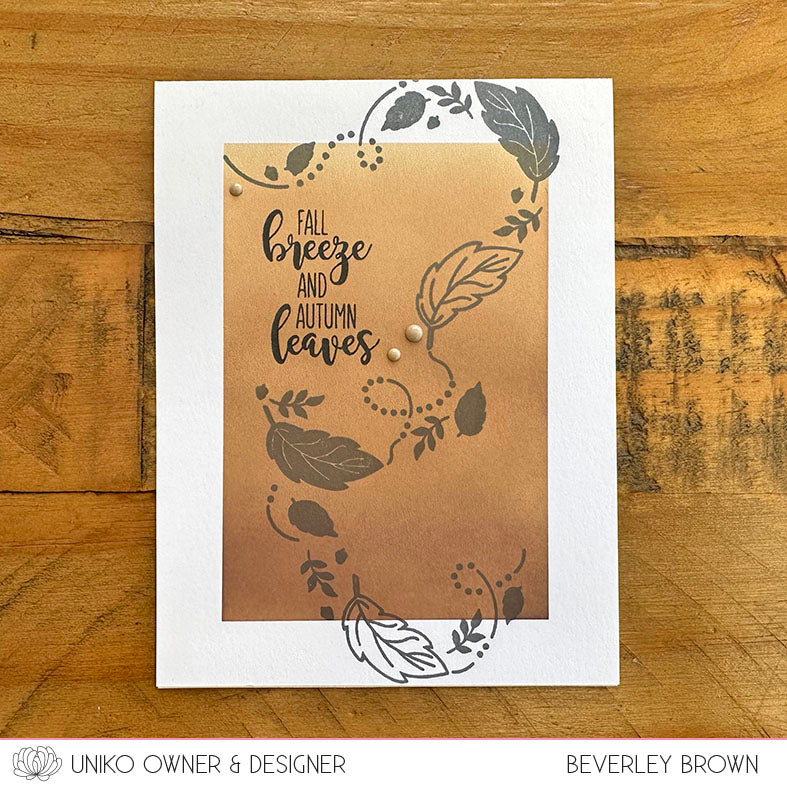 Autumn Serenade Clear Stamp Set