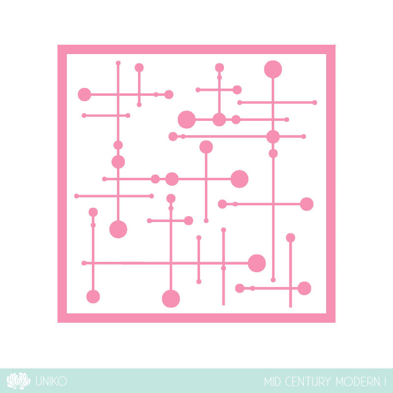 Stencil - Mid Century Modern