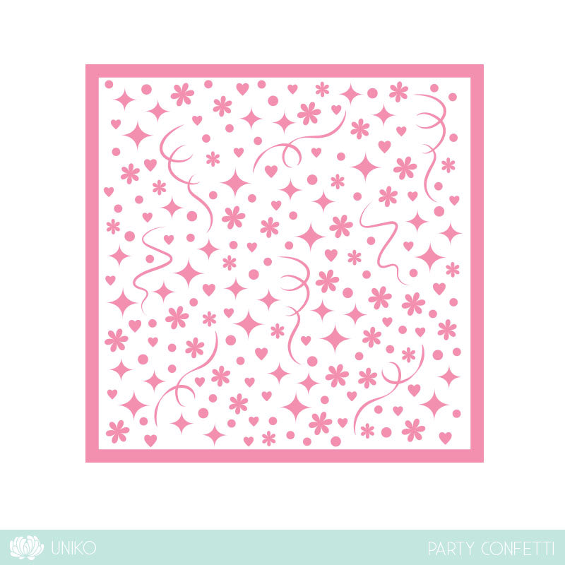 Stencil - Party Confetti