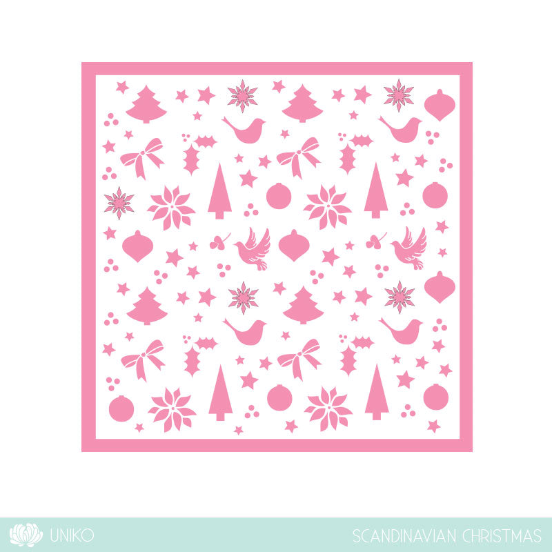 Stencil - Scandinavian Christmas