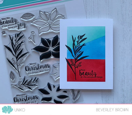 Season Of Beauty Clear Stamp Set