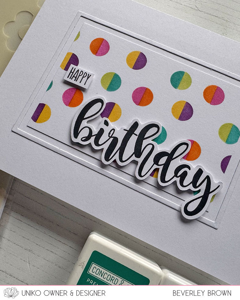 Stencil - Ink & Flip Layering Retro Flowers