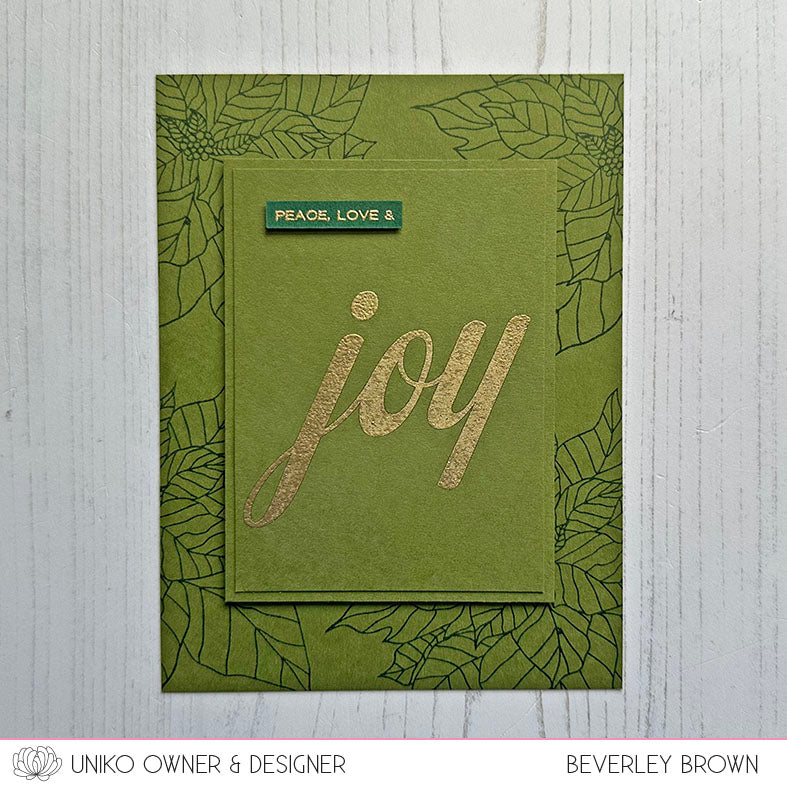 BIG & BOLD - Joy Clear Stamp Set