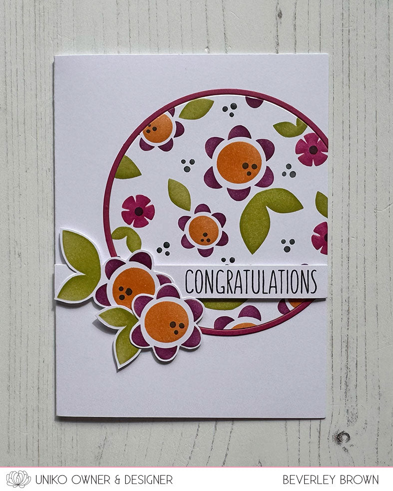 Stencil - Layering Modern Blooms