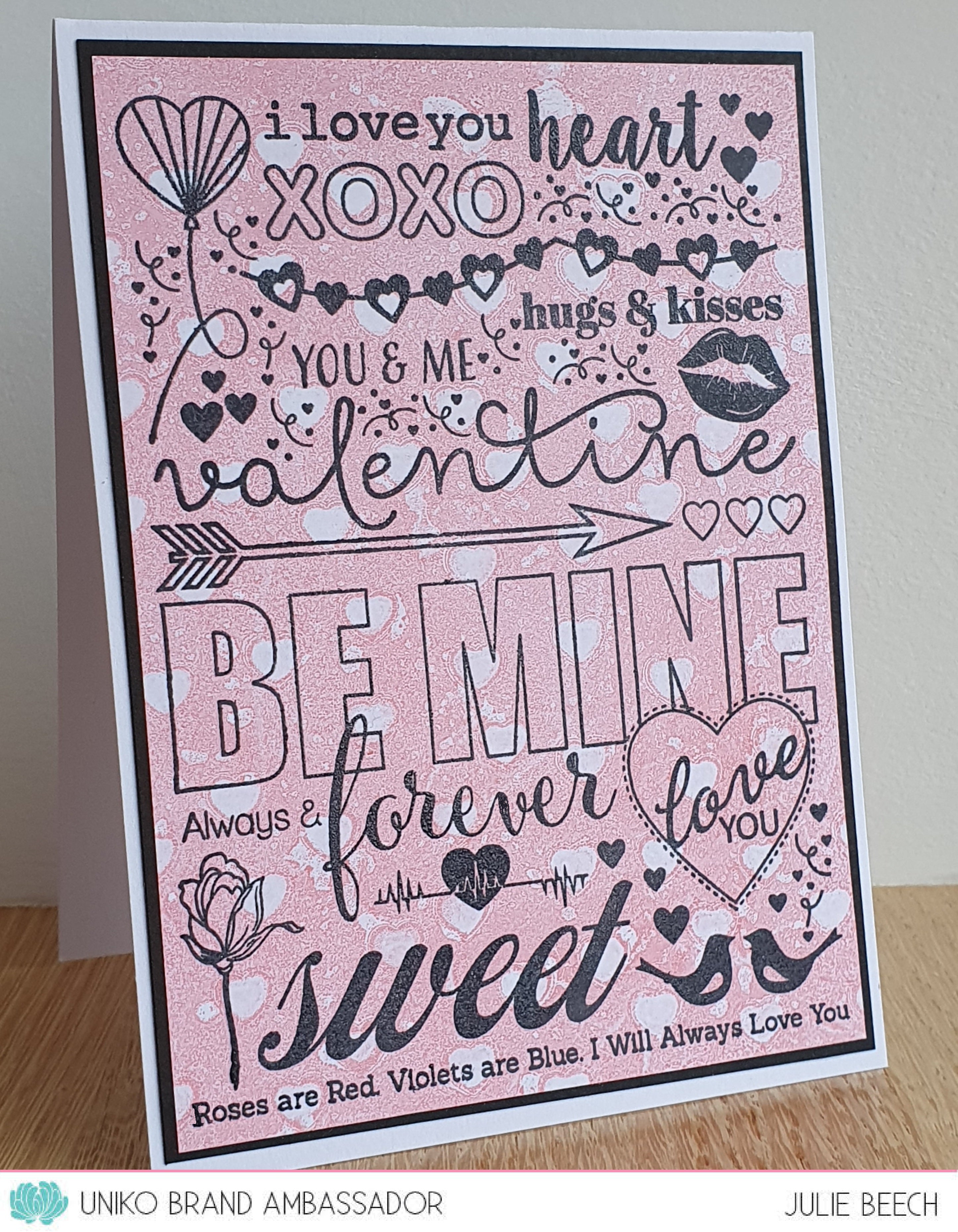 Block Party Love Clear Stamp