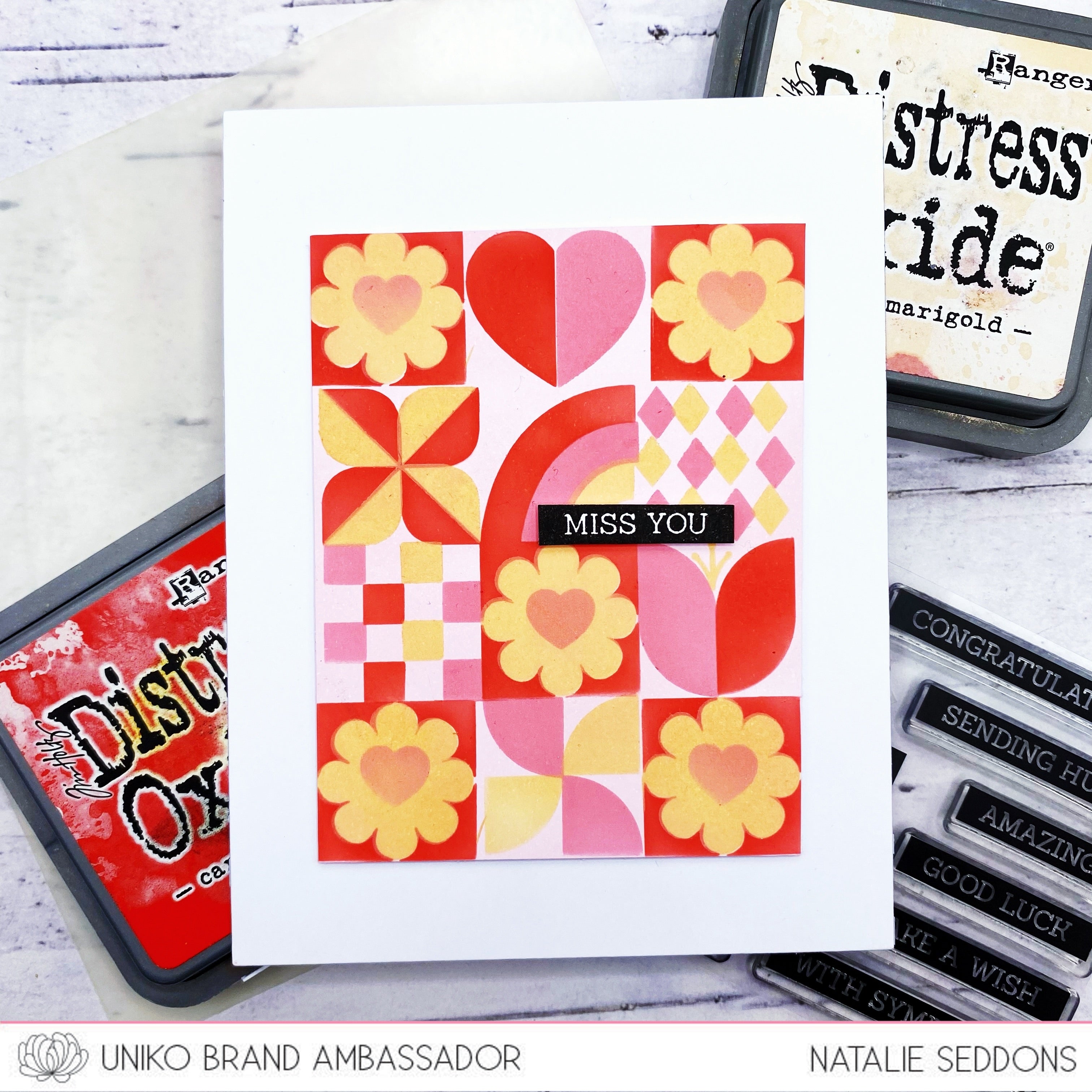 Stencil - Layering Bauhaus Spring Blocks